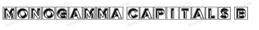 Monogamma Capitals B字体转换